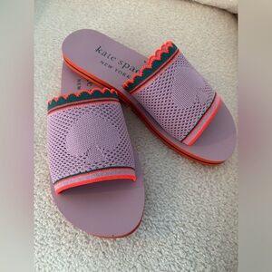 NWOT Kate Spade Lilac Slide Sandals Size 8